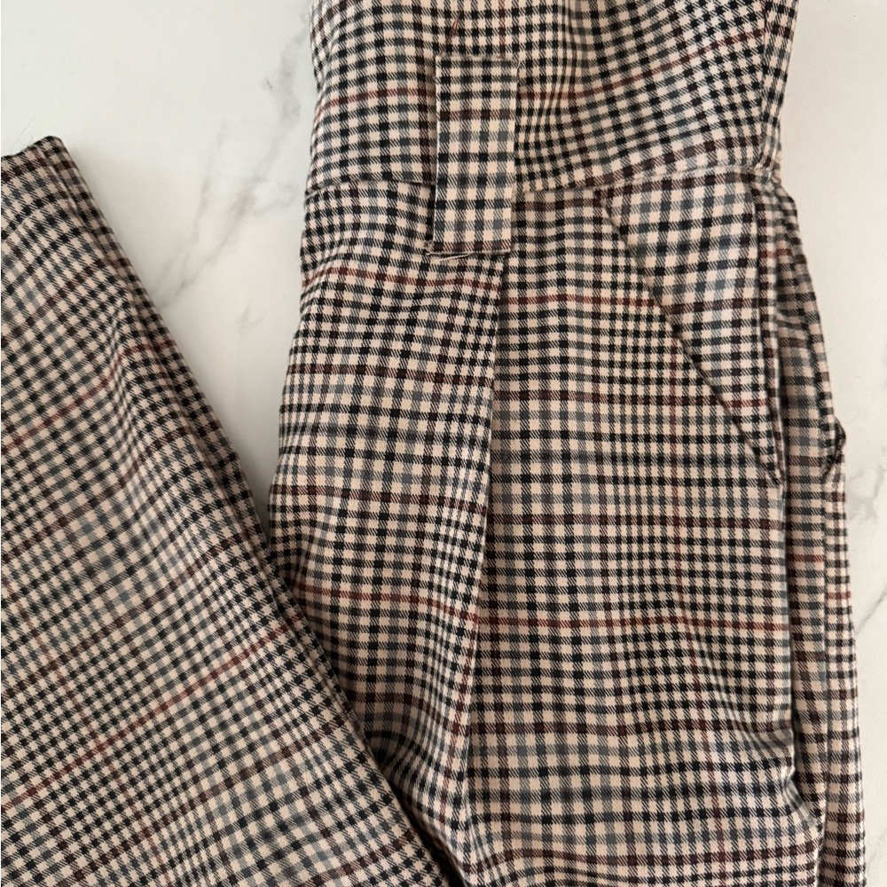 Plaid Patterned Pants